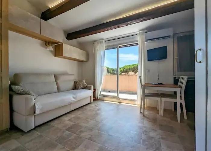 Pinede Piscine Clim Proche Village Naturiste Apartmán Agde