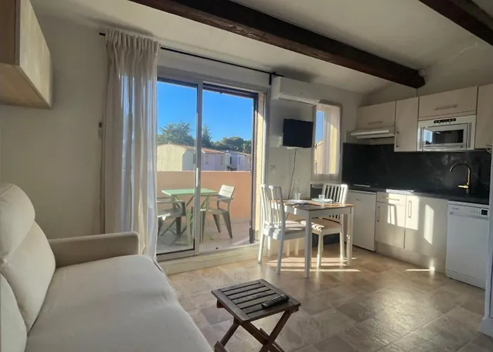 Pinede Piscine Clim Proche Village Naturiste